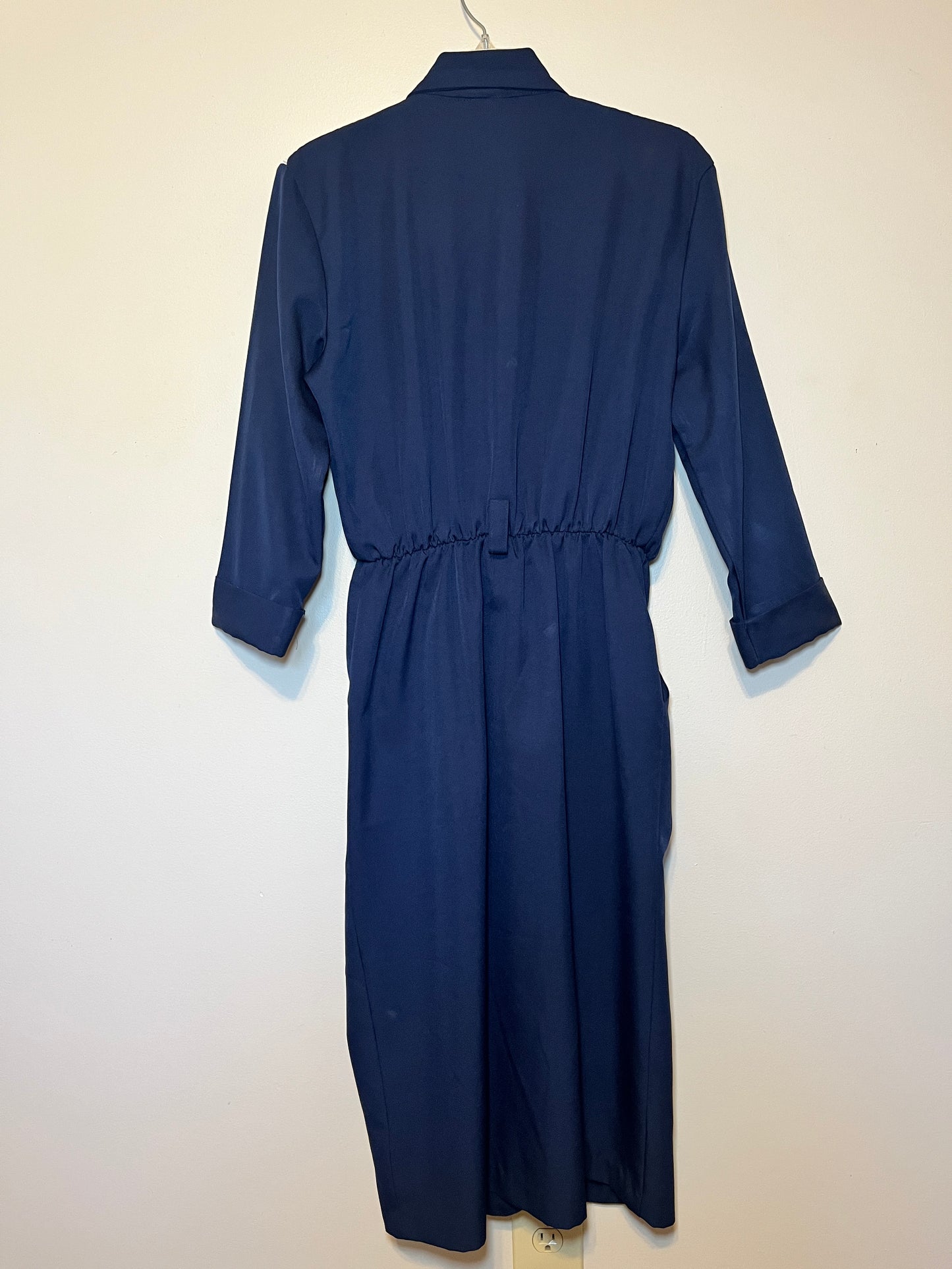 Vintage Studio C Dress Navy Blue Long Dress Size 12