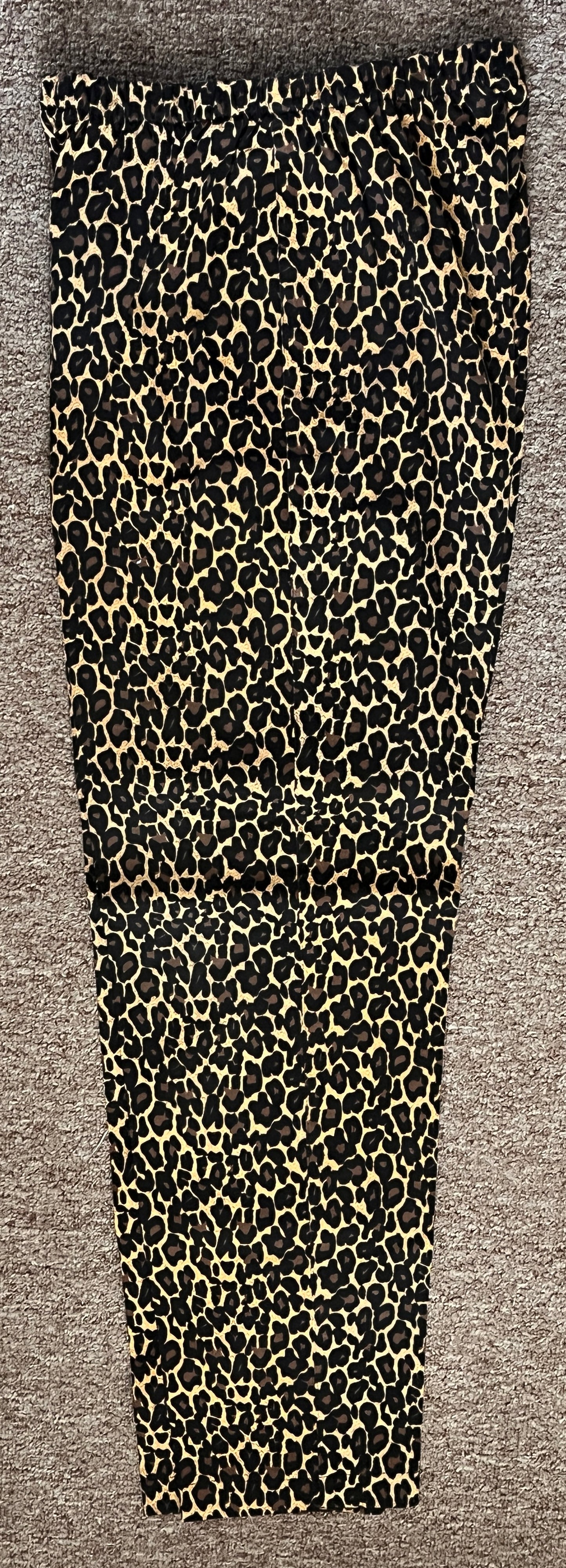 Vintage Fashion N +A Leopard Two Piece Suit Size Medium 1980s