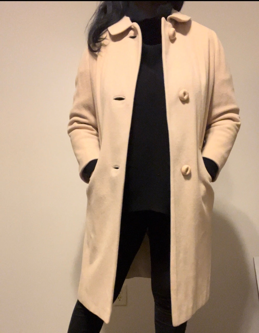 Vintage 1970s 100% Cashmere Coat