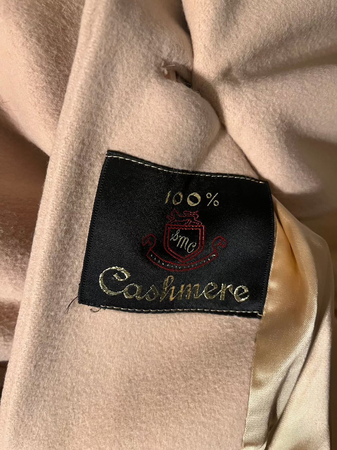 Vintage 1970s 100% Cashmere Coat